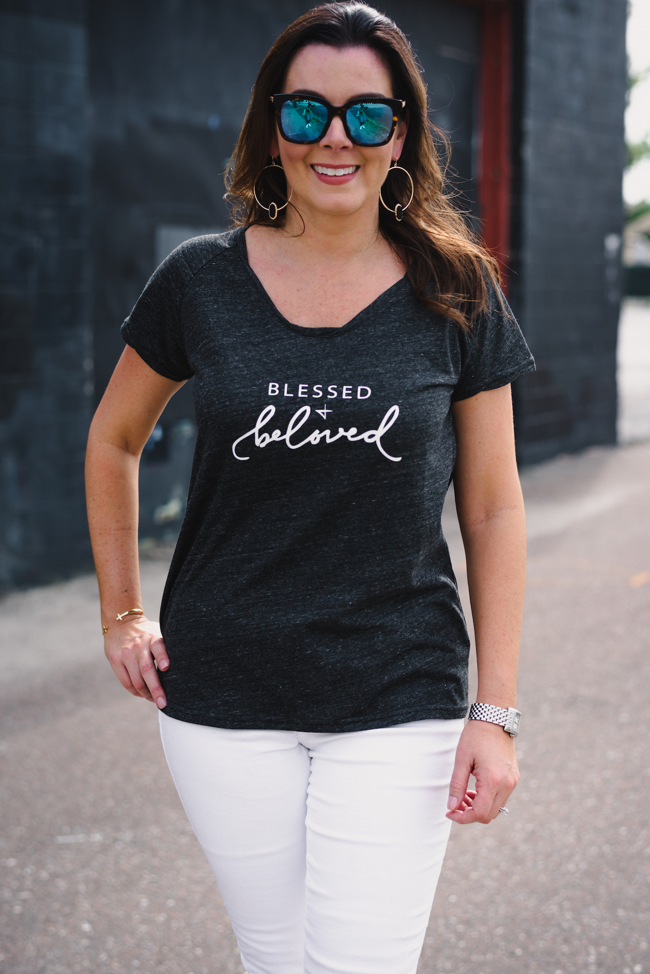 blessed & beloved, Jesus tshirt, shirts with a purpose, avi & Luz, human trafficking